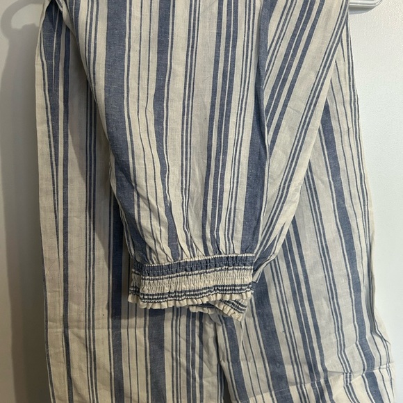 Land and Sea linen striped pants - Picture 1 of 3
